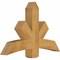 Ekena Millwork Alberta Rough Sawn Timber Gable Bracket, Western Red Cedar, 48"W x 32"H x 6"D x 6"F, 16/12 Pitch GBW048X32X0606ALB00RWR - alternate 4